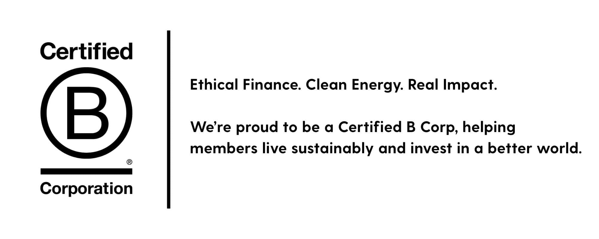 B Corp Certified Credit Union