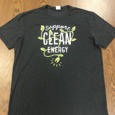 'Support Clean Energy' T-Shirt Design